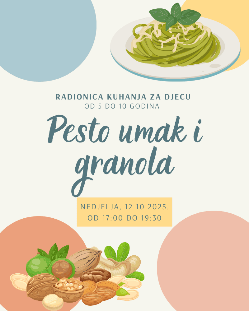 Workshop POP UP - izrada pesto umaka i granole