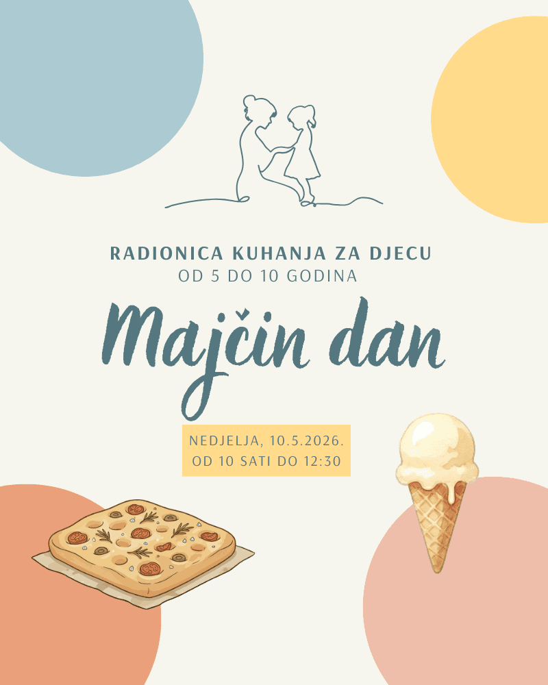 Foccacia i sladoled od voća (PlayDoM)